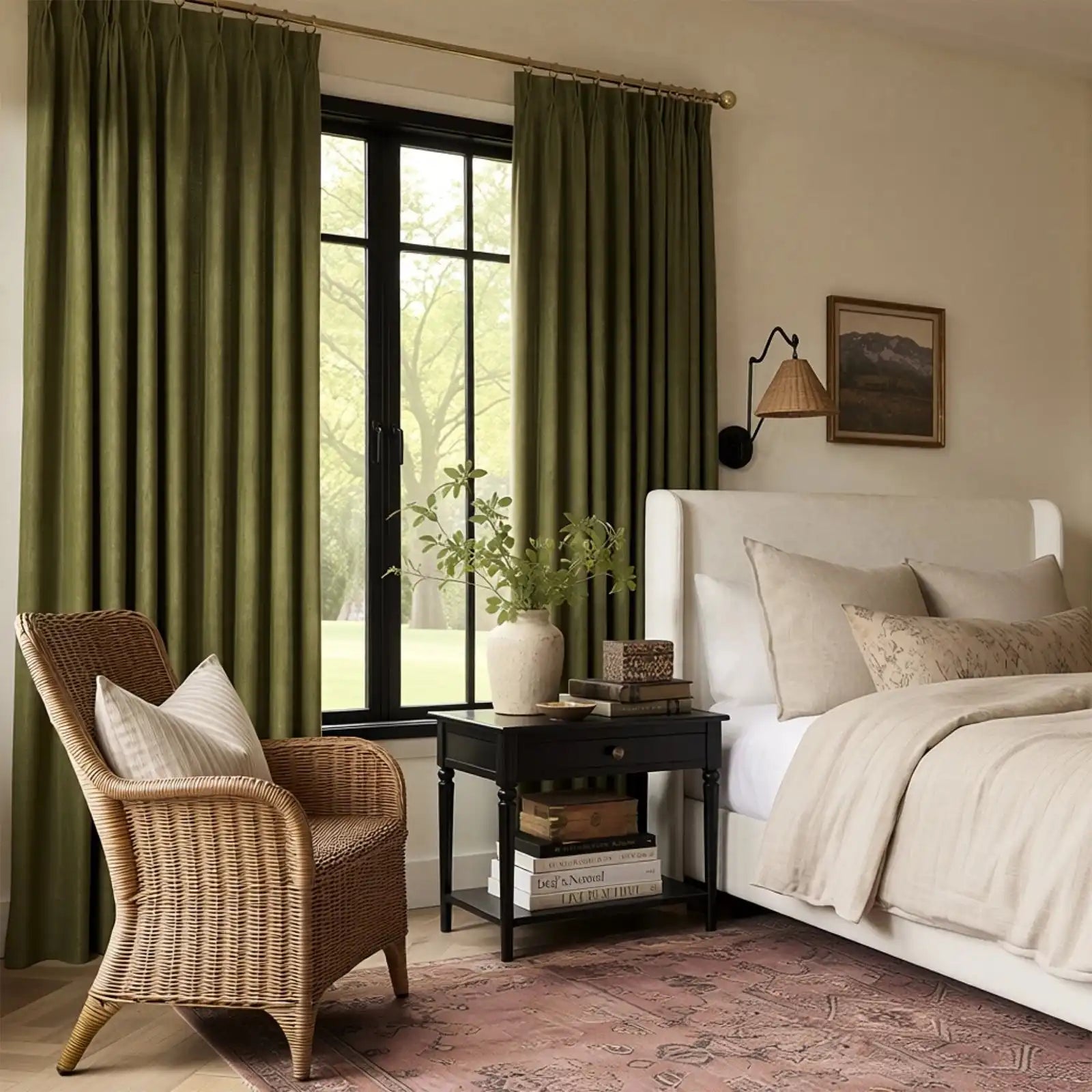 Austin Chenille Feel Curtains