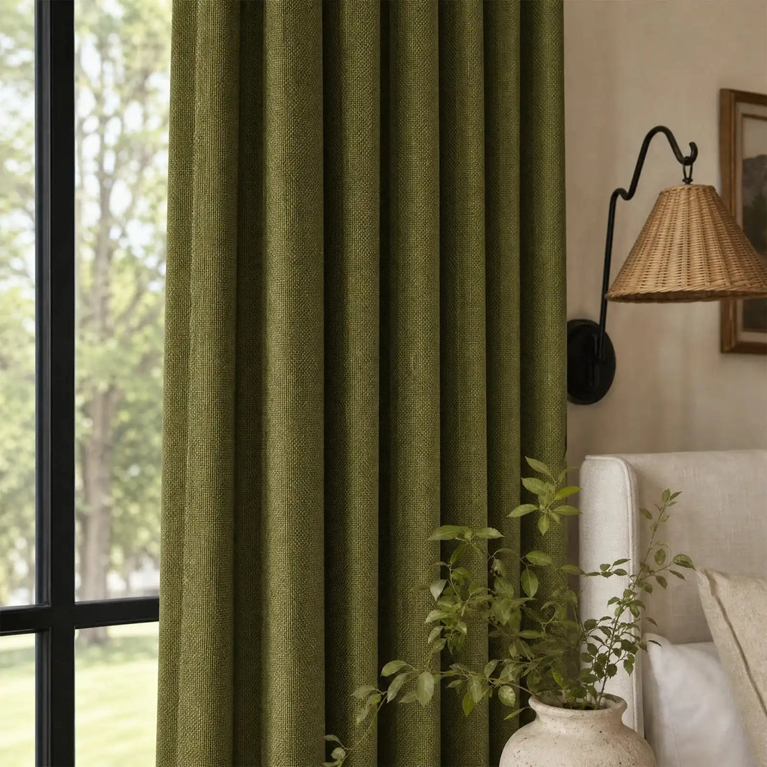 Austin Chenille Feel Curtains