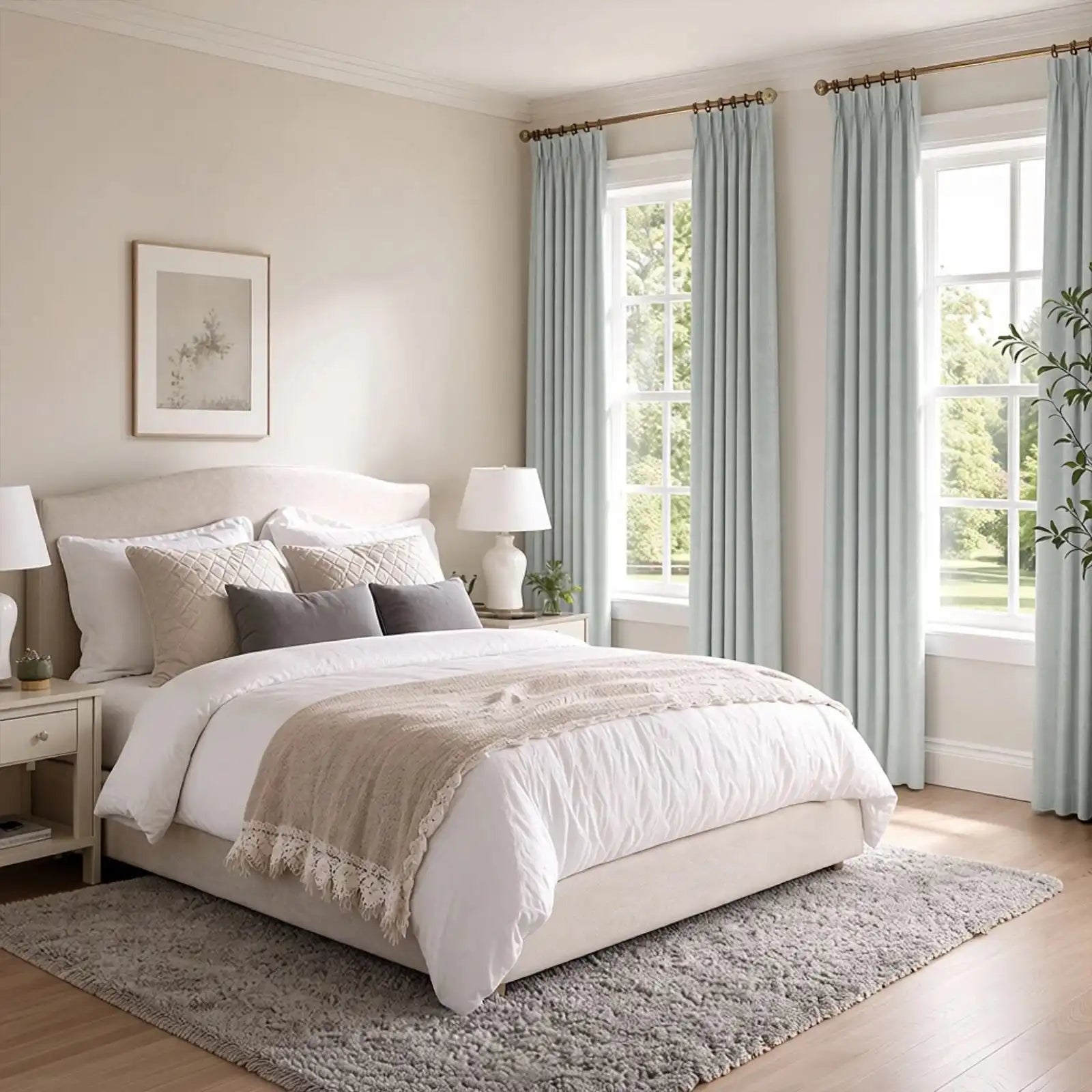 Austin Chenille Feel Curtains