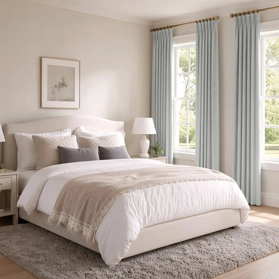 Austin Chenille Feel Curtains