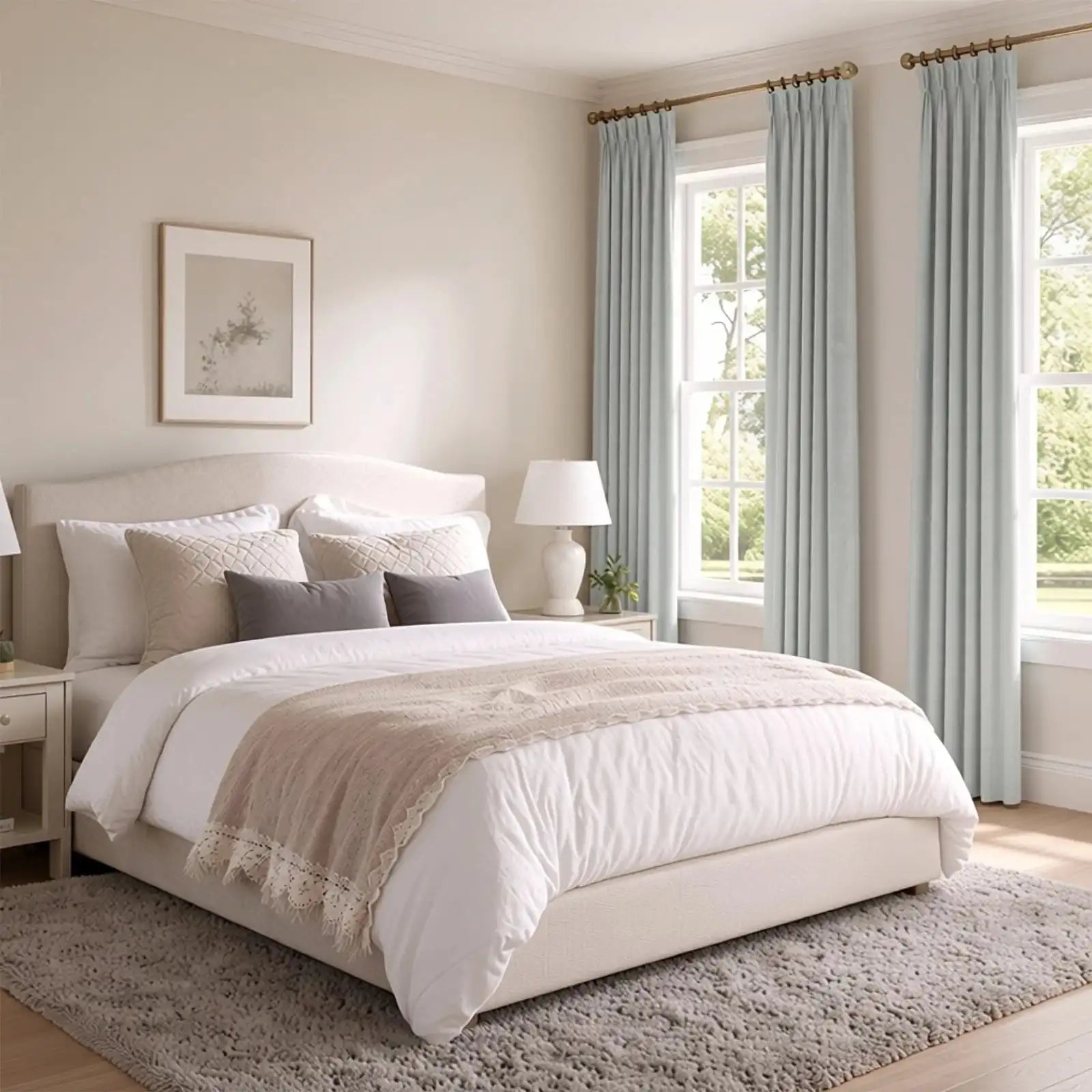 Austin Chenille Feel Curtains