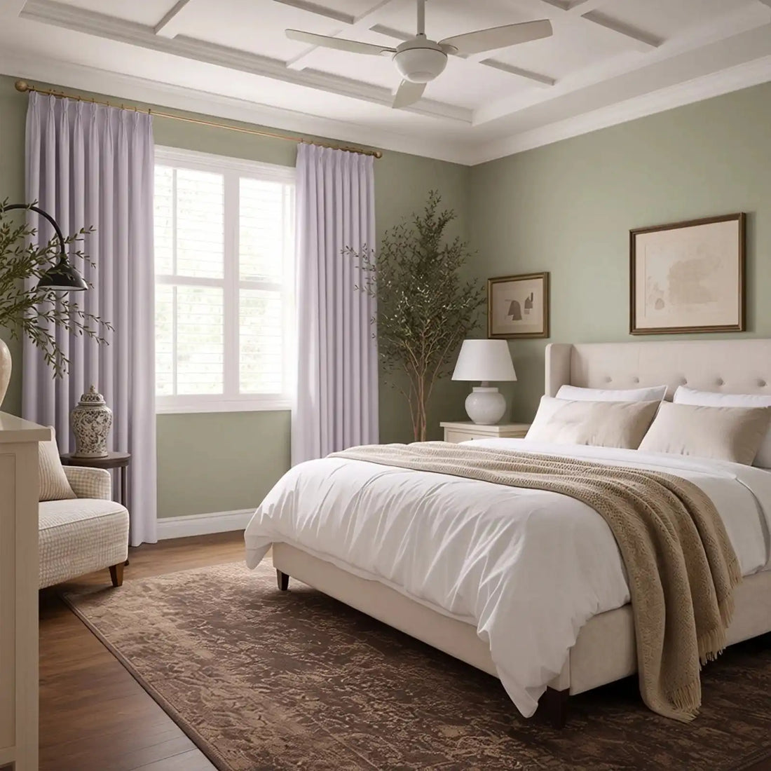 Austin Chenille Feel Curtains