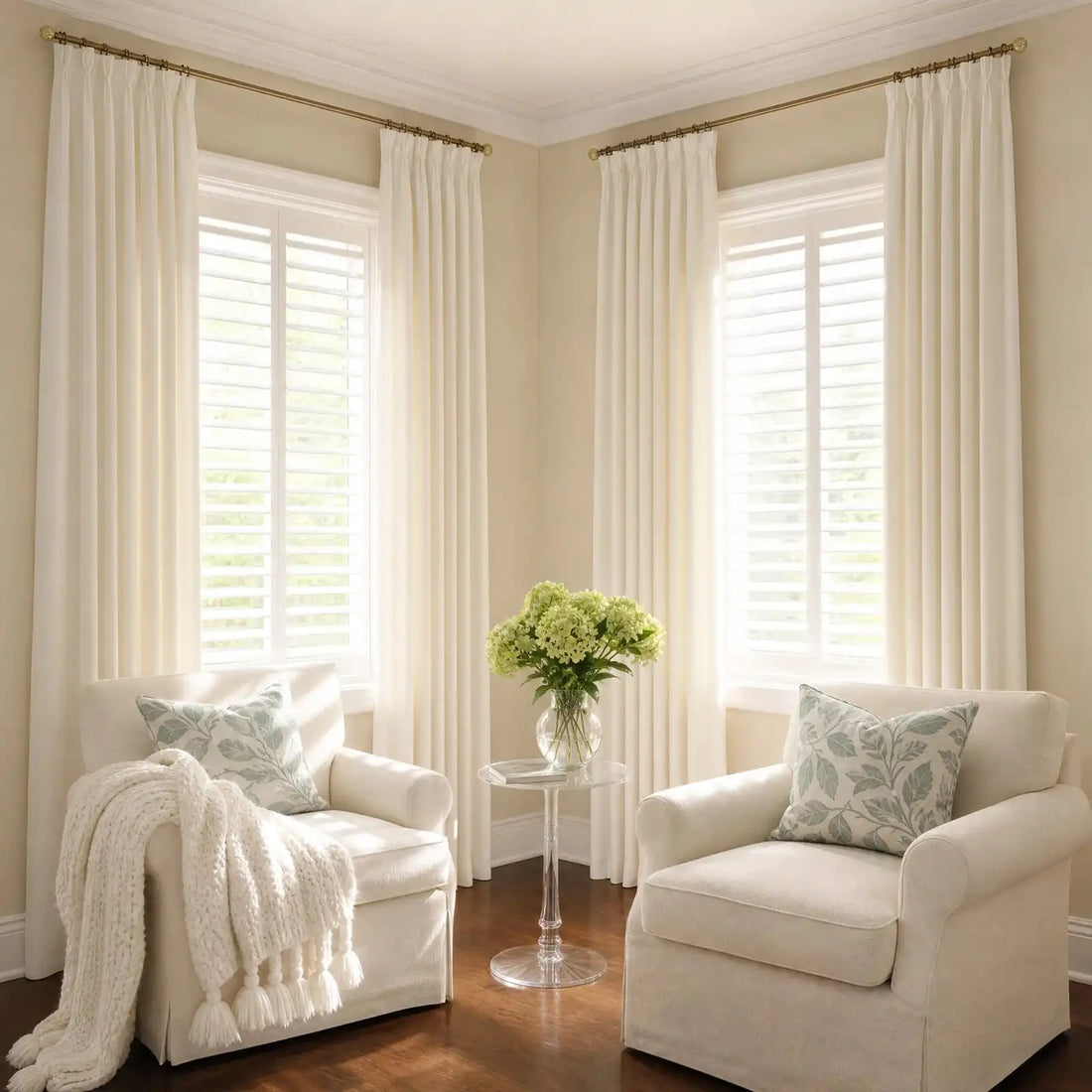 Austin Chenille Feel Curtains