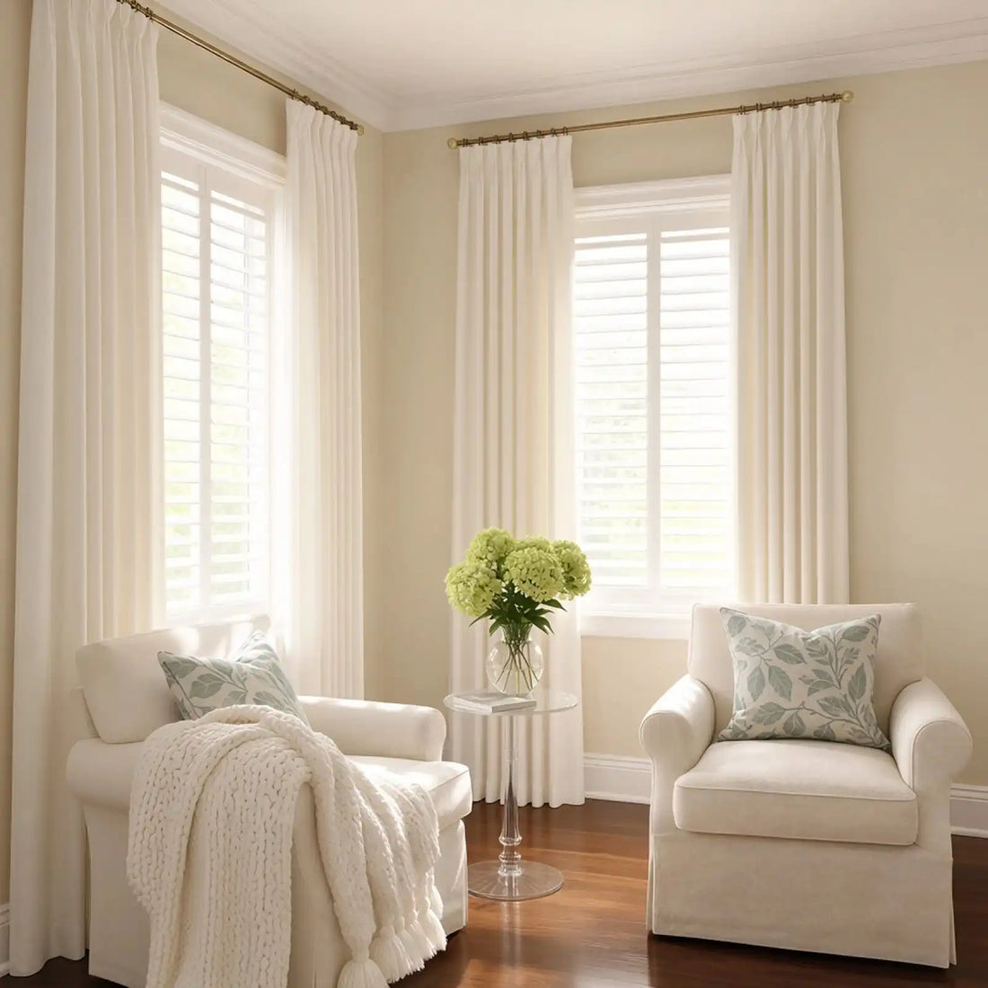 Austin Chenille Feel Curtains