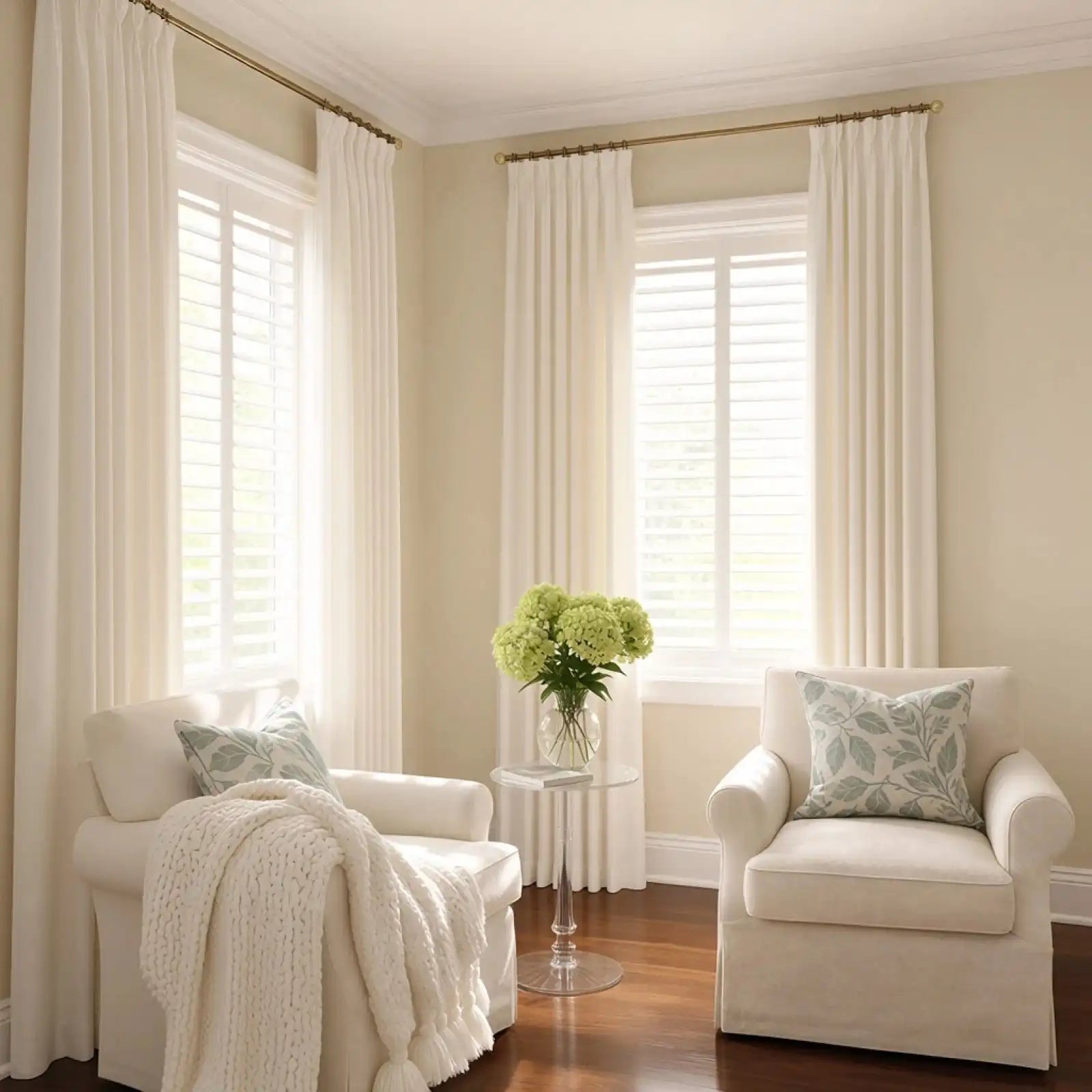 Austin Chenille Feel Curtains