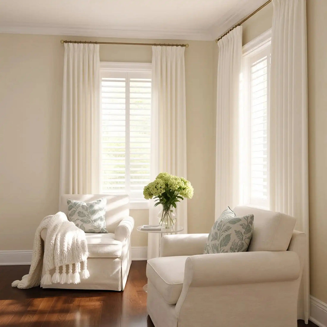 Austin Chenille Feel Curtains