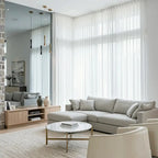 Ayla Woven Sheer Curtains Installation diagram