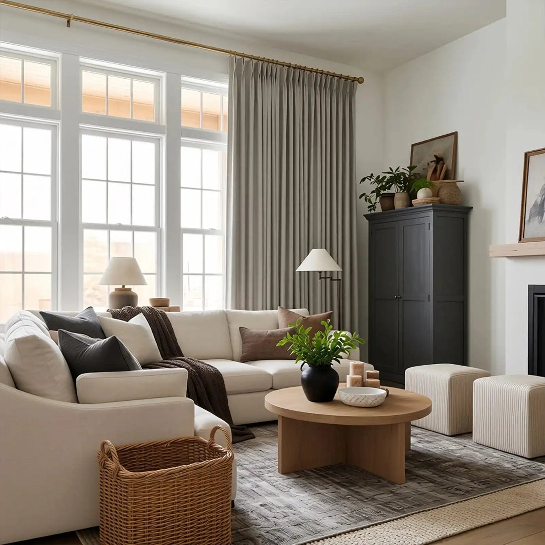 Bennett Linen Blend Curtains