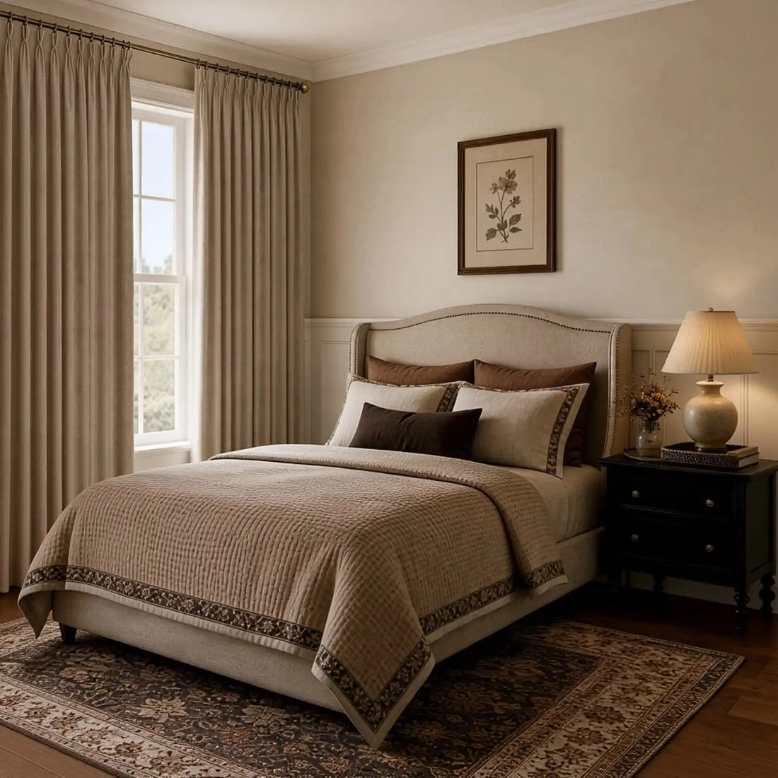 Bennett Linen Blend Curtains