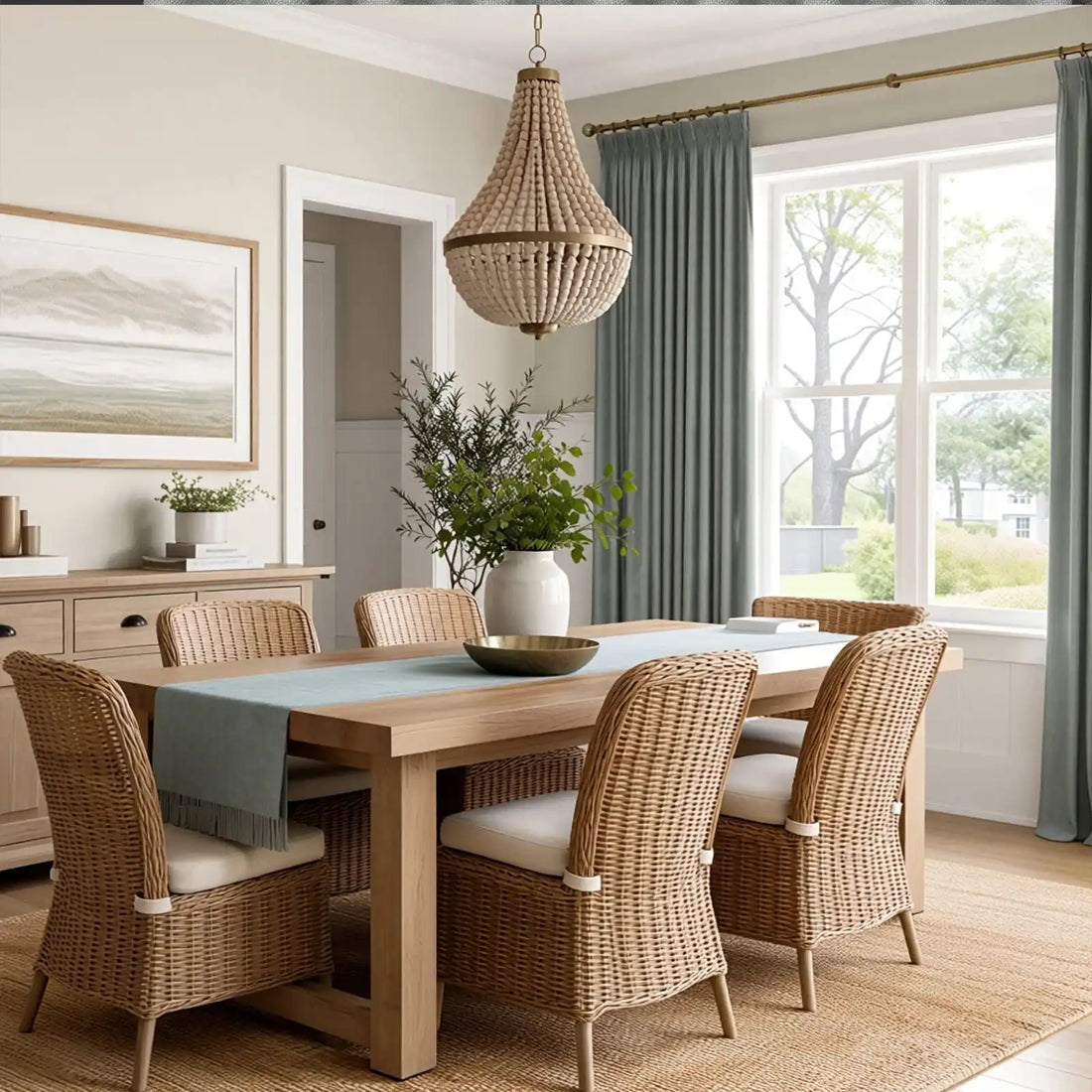 Bennett Linen Blend Curtains