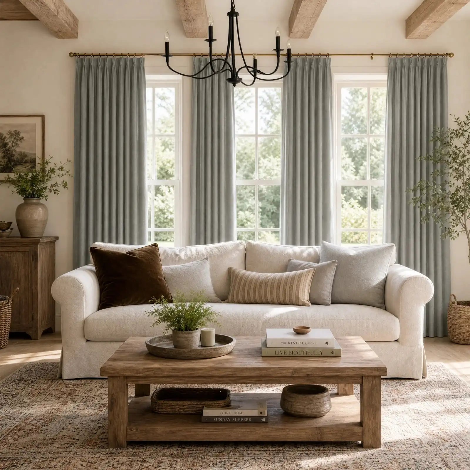 Bennett Linen Blend Curtains