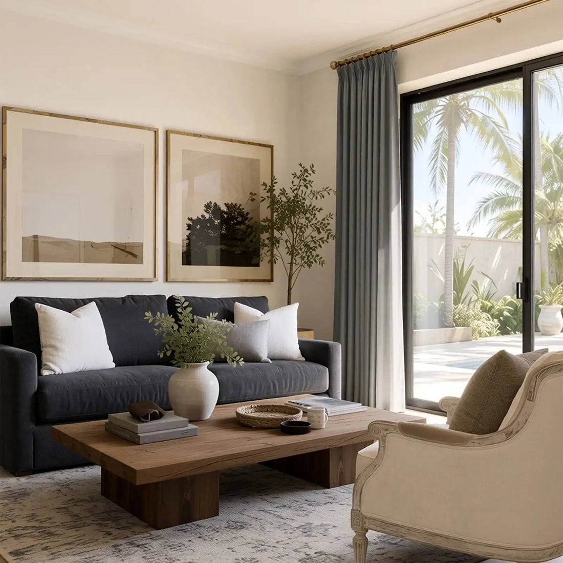 Bennett Linen Blend Curtains
