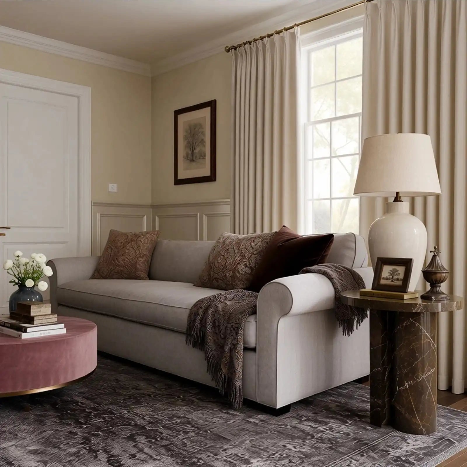 Bennett Linen Blend Curtains