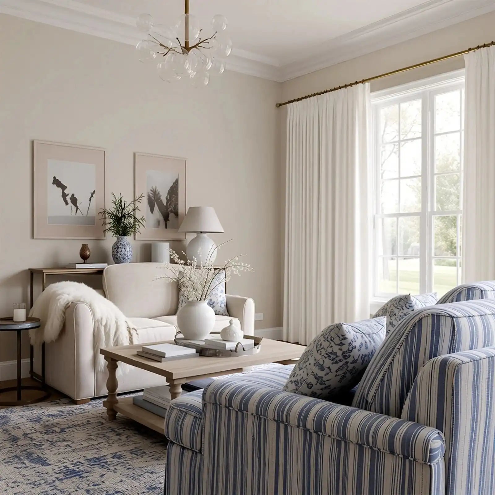 Bennett Linen Blend Curtains