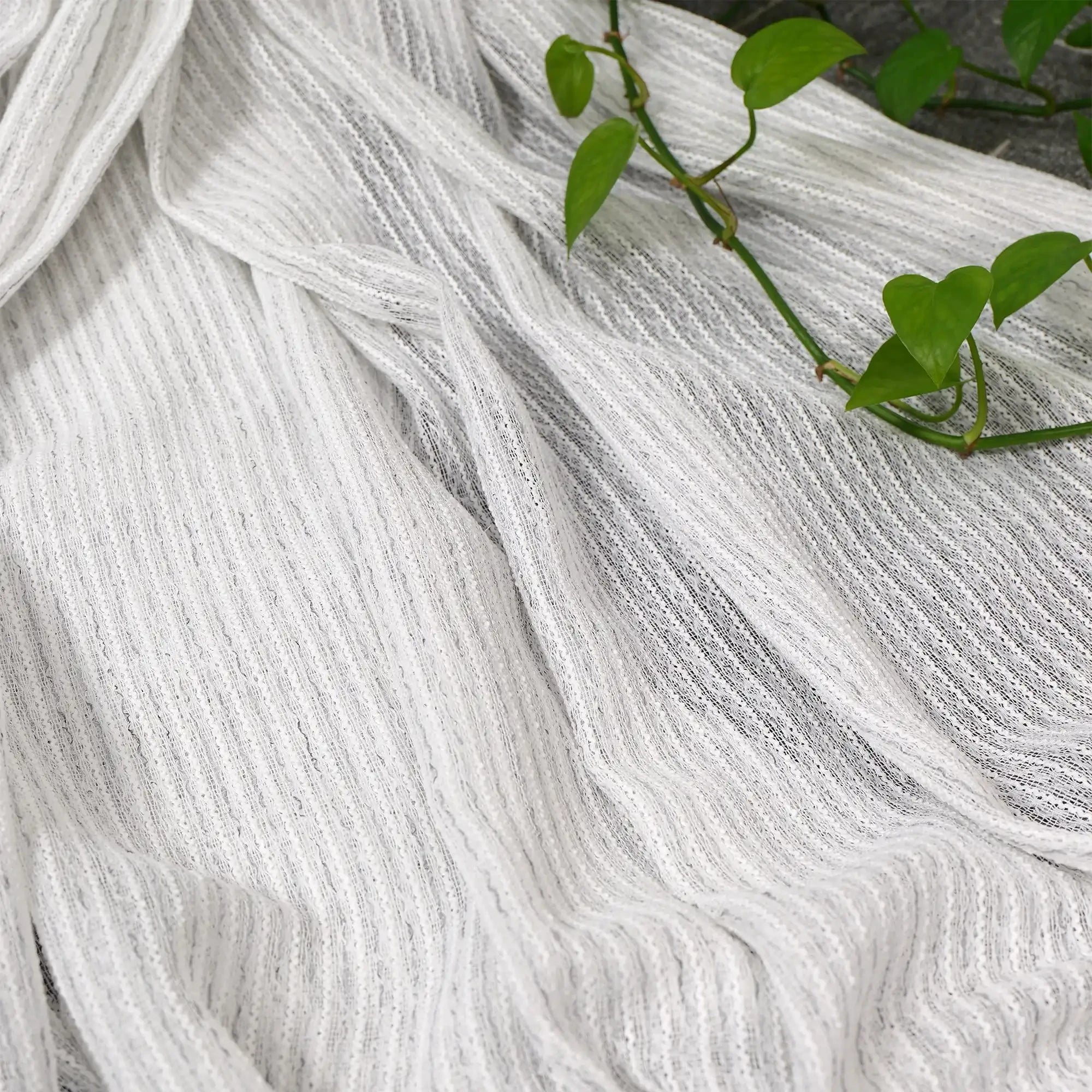 Blair Striped Semi Sheer Curtains
