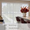 Blair Striped Semi Sheer Curtains