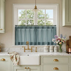Jasper Linen Blend Cafe Curtains