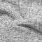Caleb Custom Curtains Creamy Gray Fabric Details