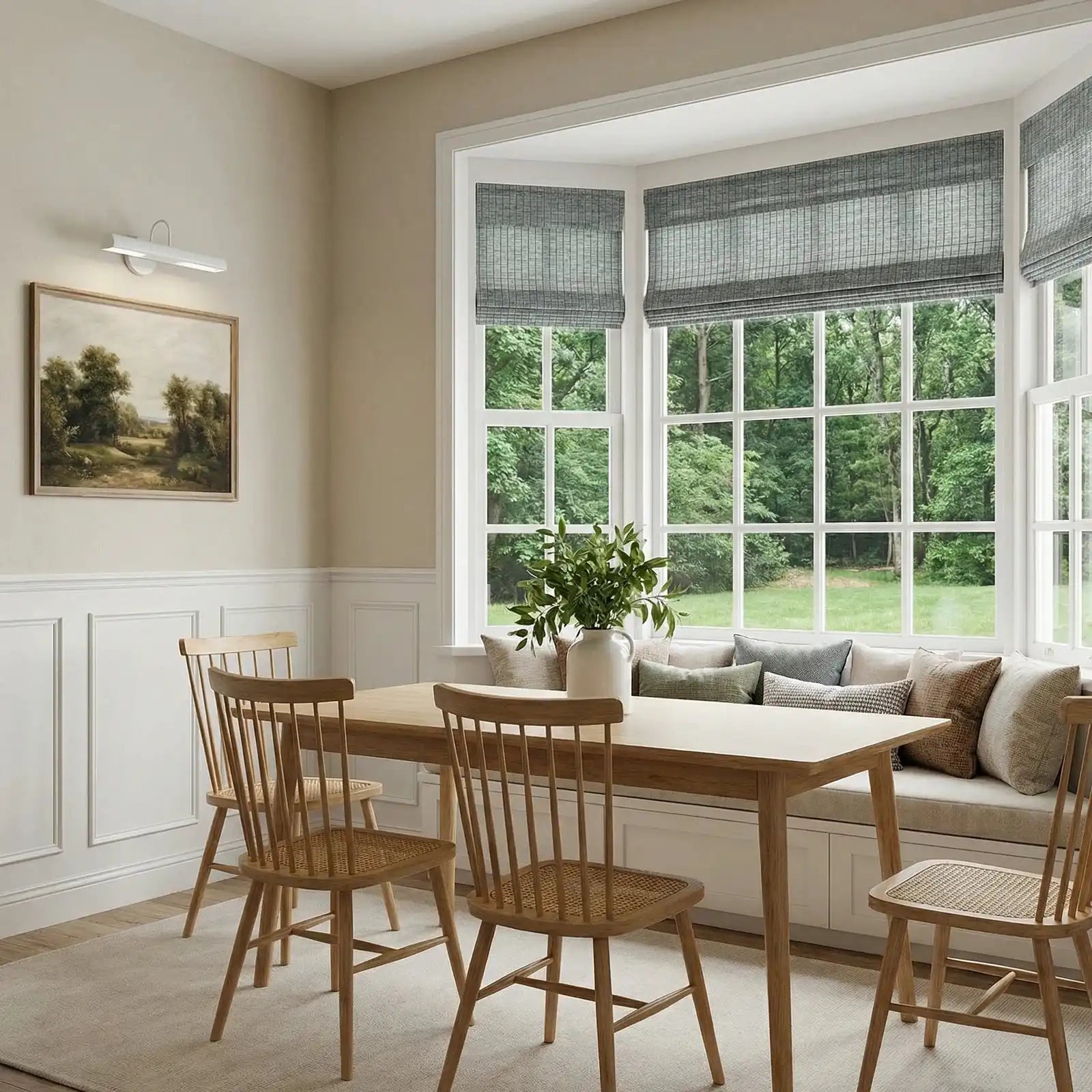 Clyde Natural Ramie Woven Wood Shades