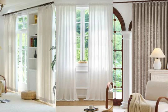 Custom curtain color inspiration