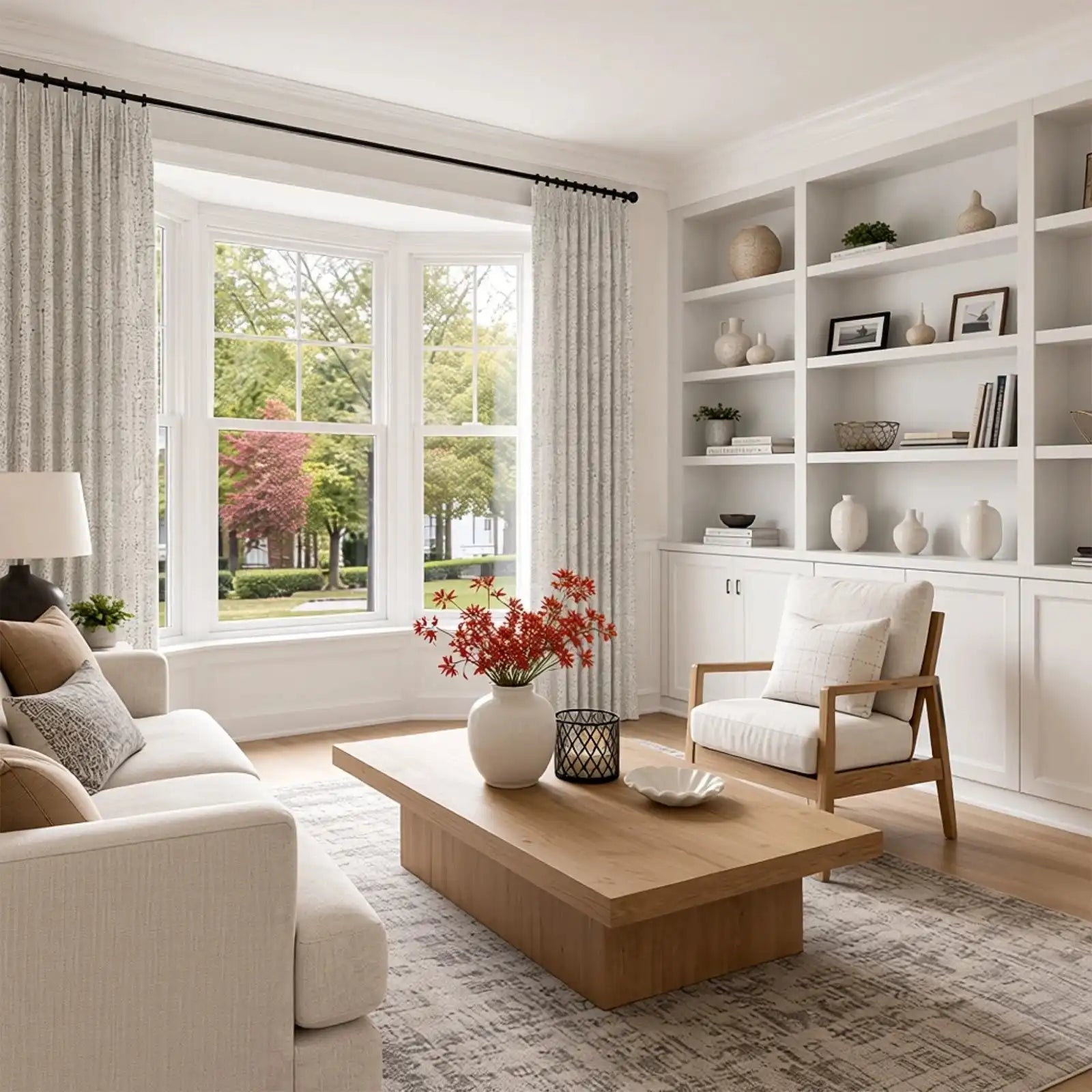 Dale Dimensional Cotton-Linen Textured Curtains