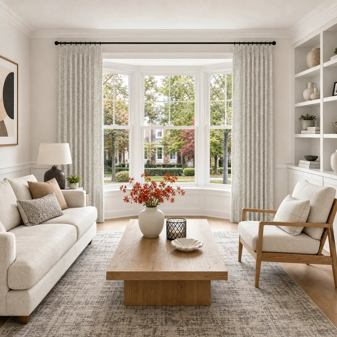 Dale Dimensional Cotton-Linen Textured Curtains