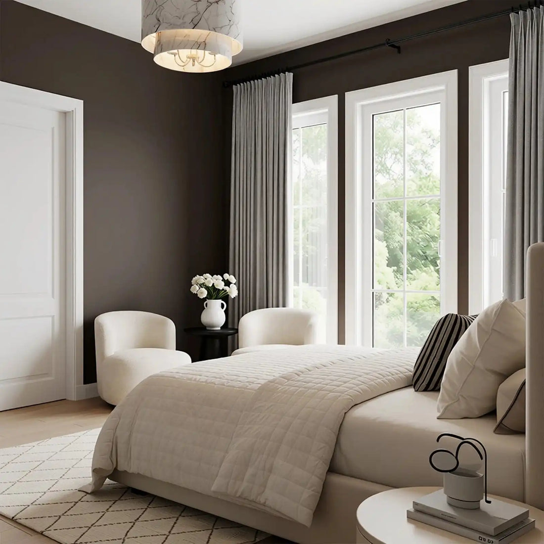 Dale Dimensional Cotton-Linen Textured Curtains