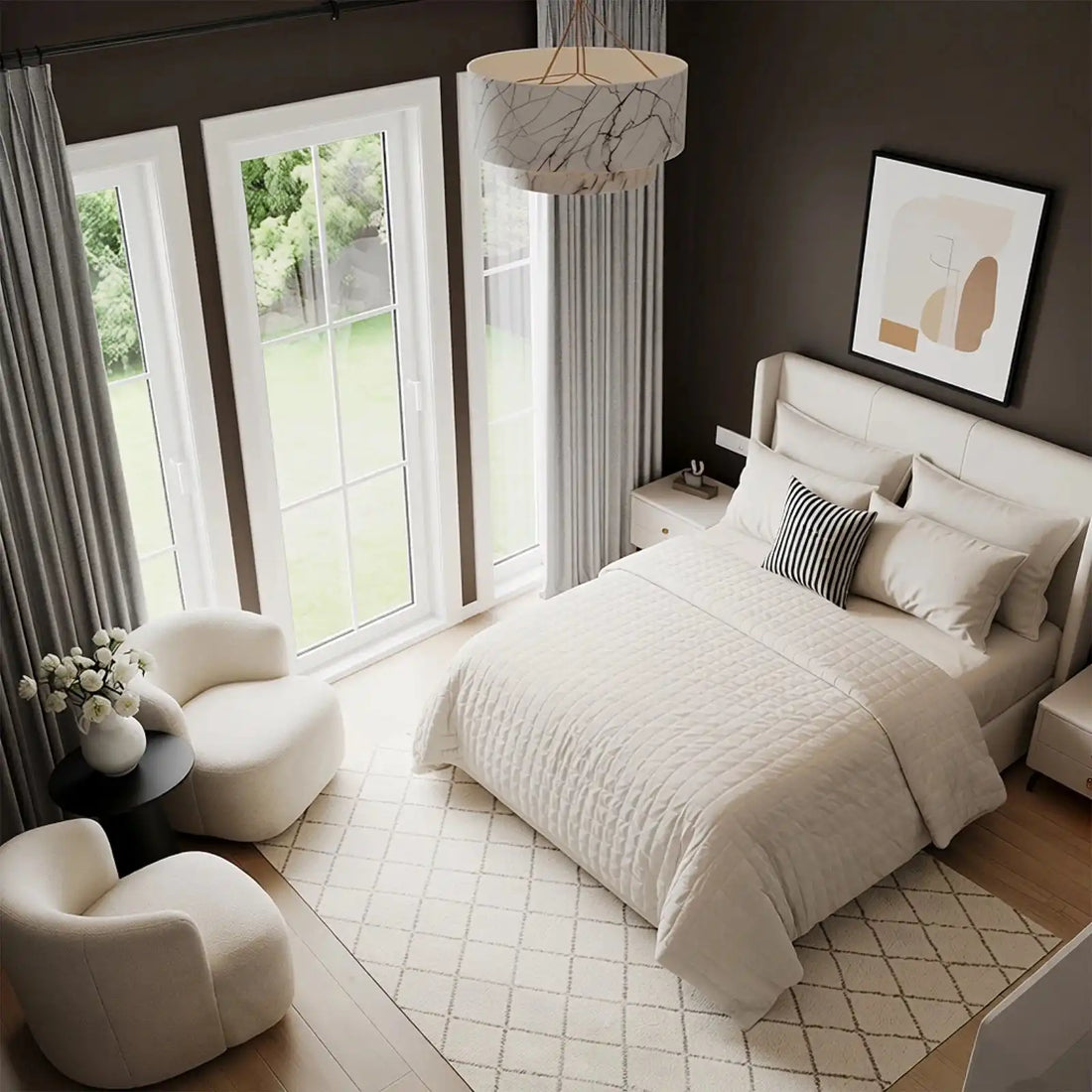 Dale Dimensional Cotton-Linen Textured Curtains
