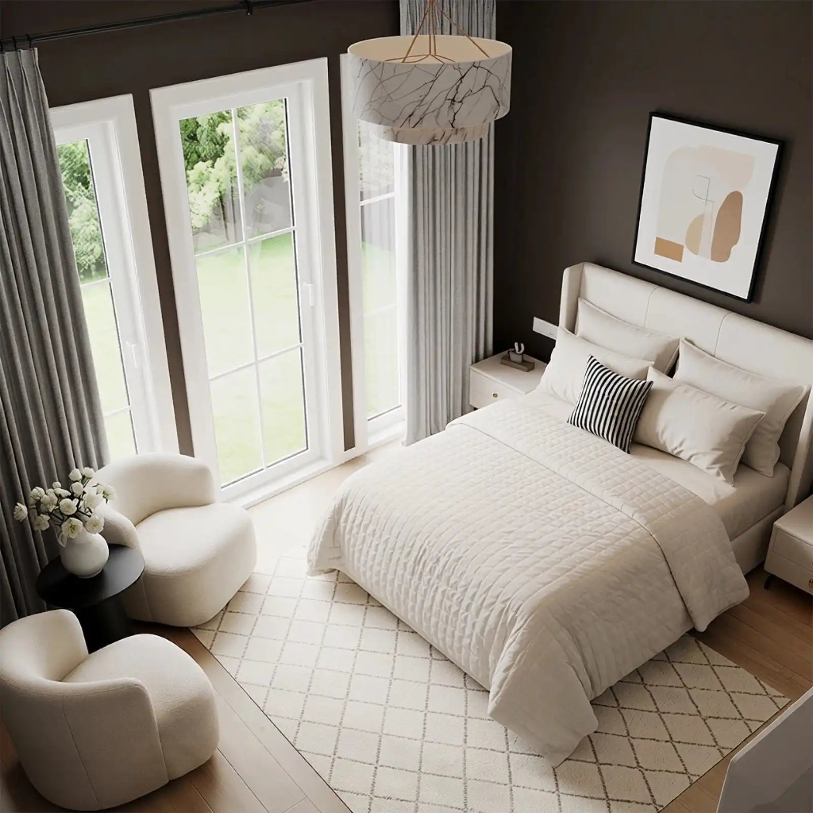 Dale Dimensional Cotton-Linen Textured Curtains