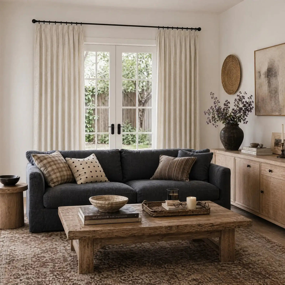Dale Dimensional Cotton-Linen Textured Curtains