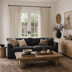 Dale Dimensional Cotton-Linen Textured Curtains