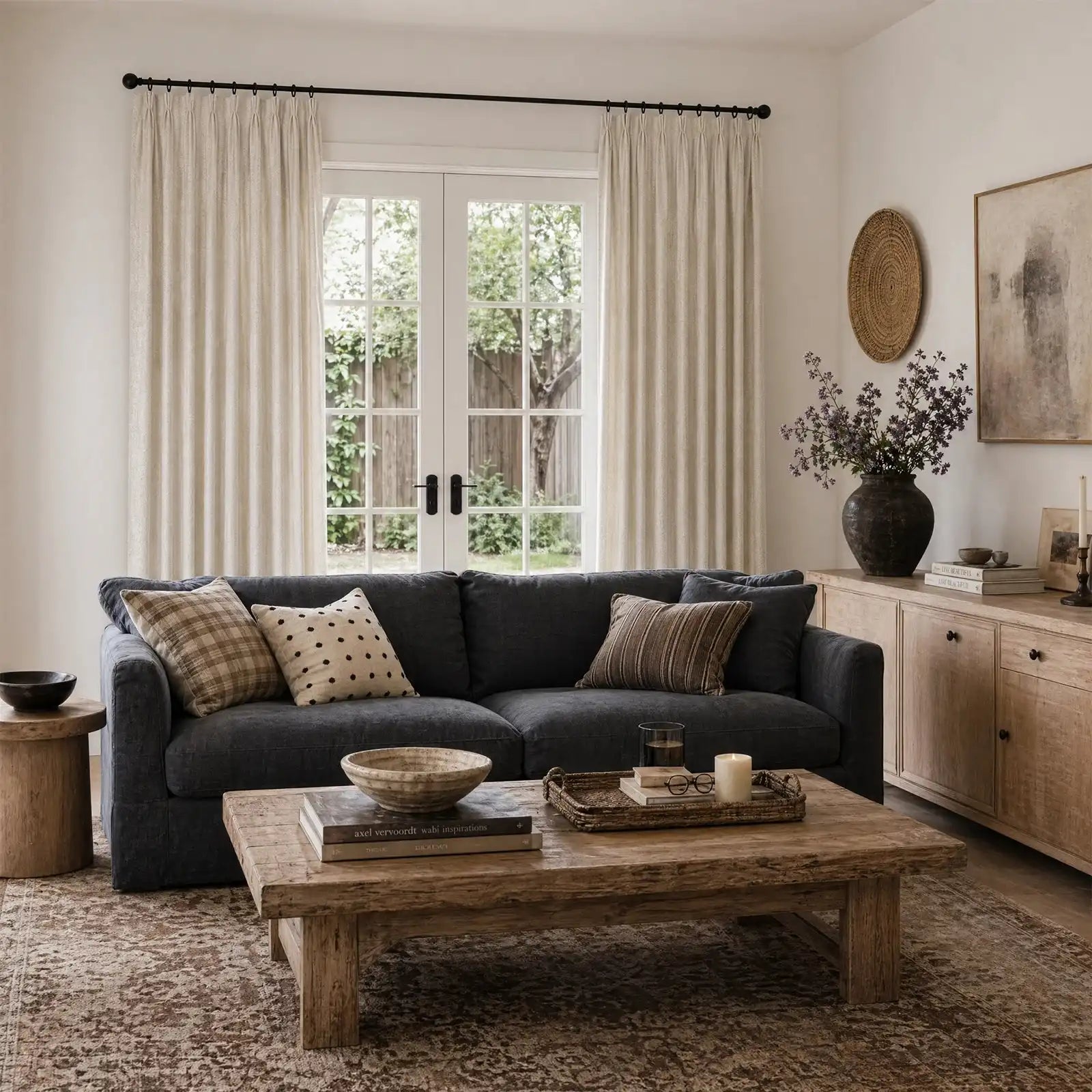 Dale Dimensional Cotton-Linen Textured Curtains