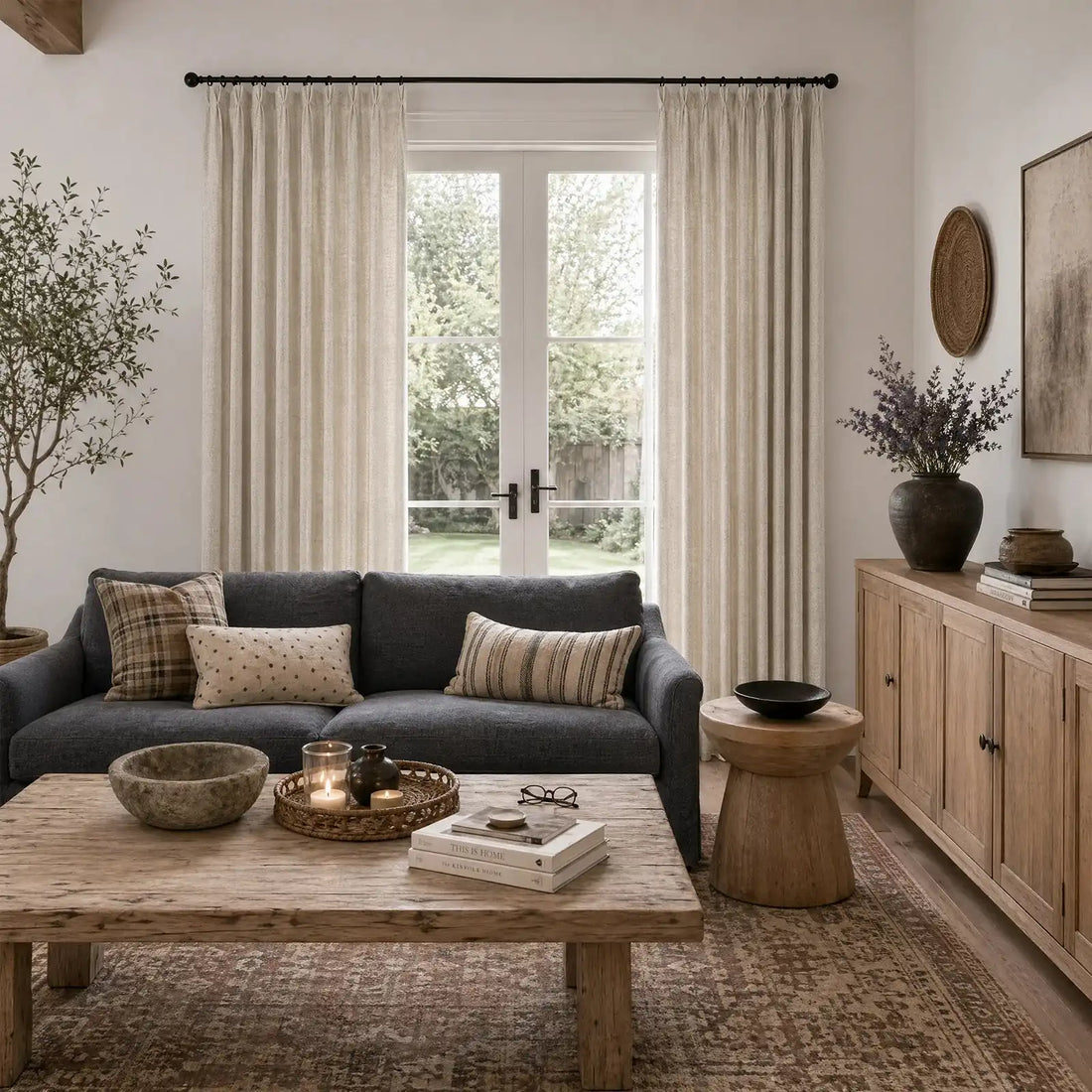 Dale Dimensional Cotton-Linen Textured Curtains