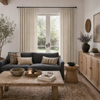 Dale Dimensional Cotton-Linen Textured Curtains