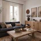 Dale Dimensional Cotton-Linen Textured Curtains