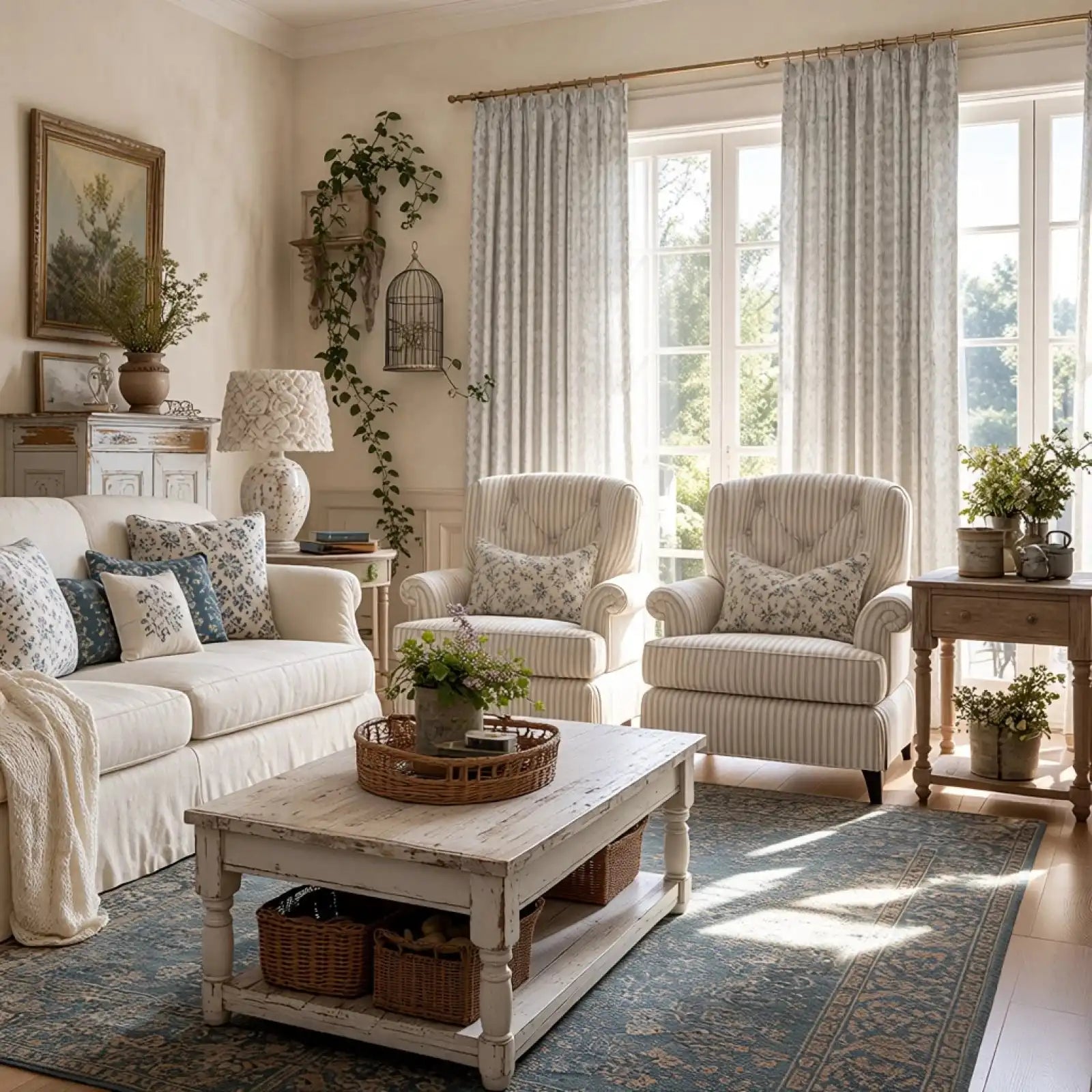 Dune Jacquard Wool-Linen Blend Curtains