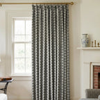 Dune Jacquard Wool-Linen Blend Curtains