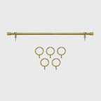 Dylan Cafe Curtain Rods with Rings