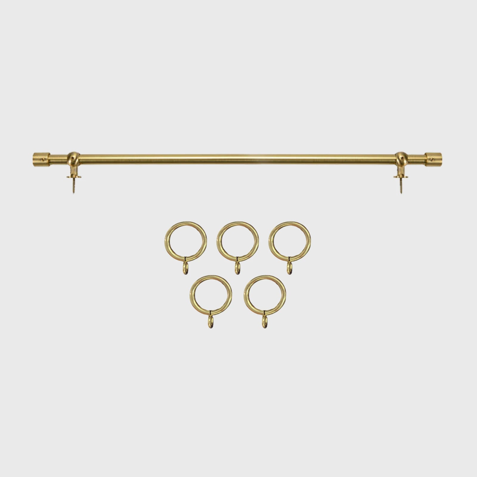 Dylan Cafe Curtain Rods with Rings