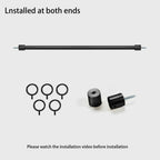 Dylan Cafe Curtain Rods with Rings