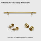 Dylan Cafe Curtain Rods with Rings