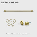 Dylan Cafe Curtain Rods with Rings