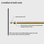 Dylan Cafe Curtain Rods with Rings