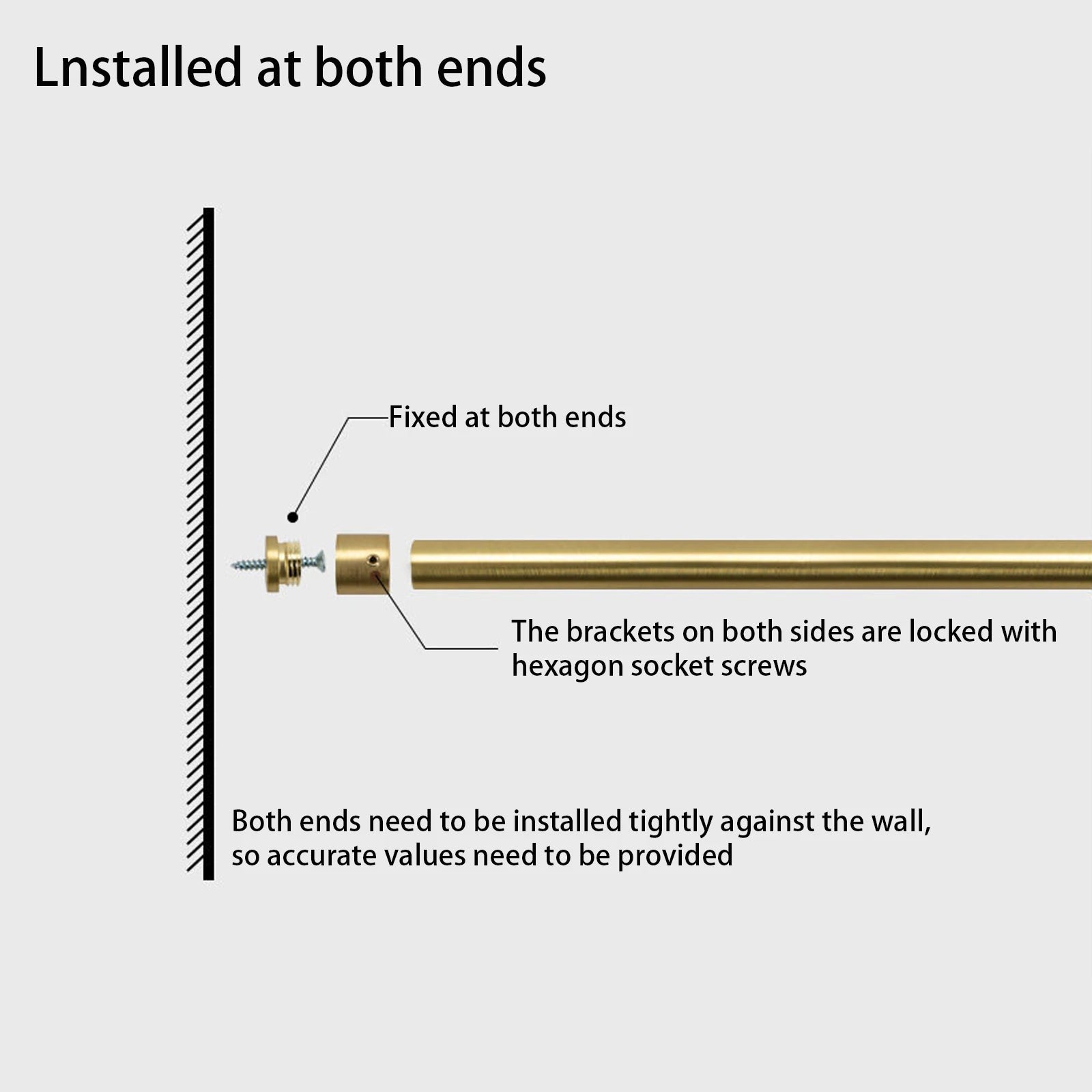Dylan Cafe Curtain Rods with Rings