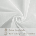 Fern Cotton Semi Sheer Curtains