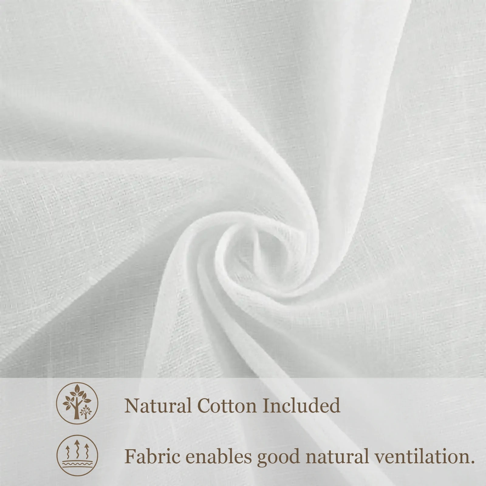 Fern Cotton Semi Sheer Curtains