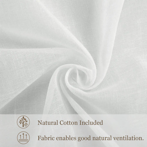 Fern Cotton Semi Sheer Curtains