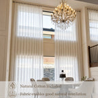 Fern Cotton Semi Sheer Curtains