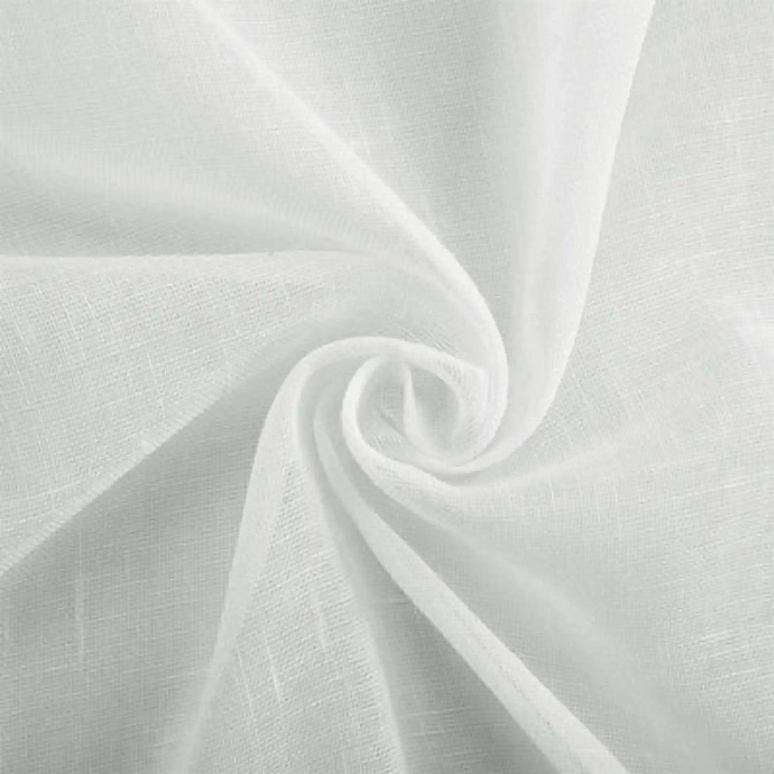 Fern Extra Long & Wide Cotton Semi Sheer Curtains (White Fabric Details)1