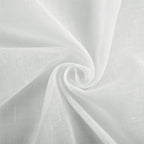 Fern Extra Long & Wide Cotton Semi Sheer Curtains (White Fabric Details)1